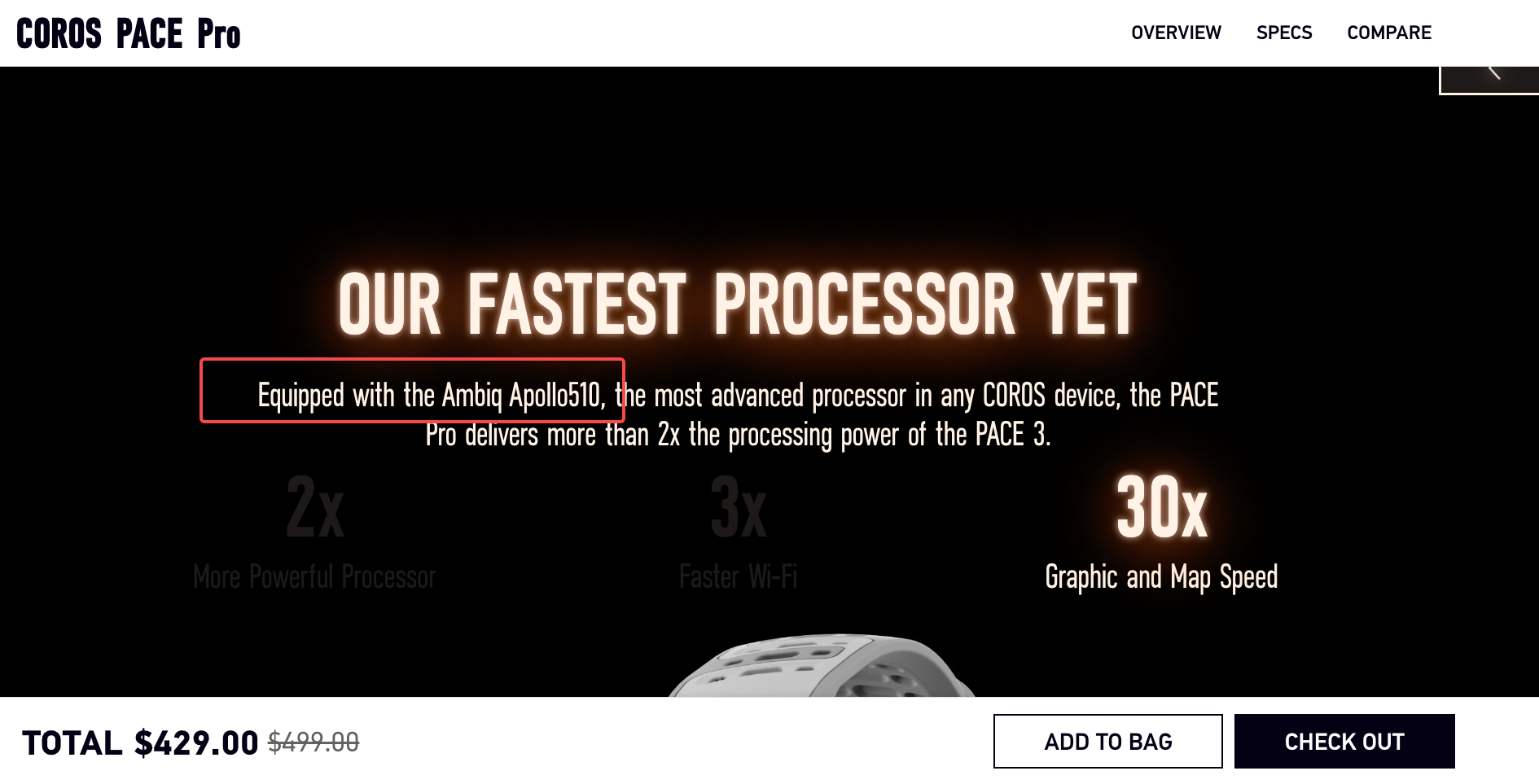 大陆官网似乎有意地隐藏了芯片型号，而加拿大官网倒是如实写出来了